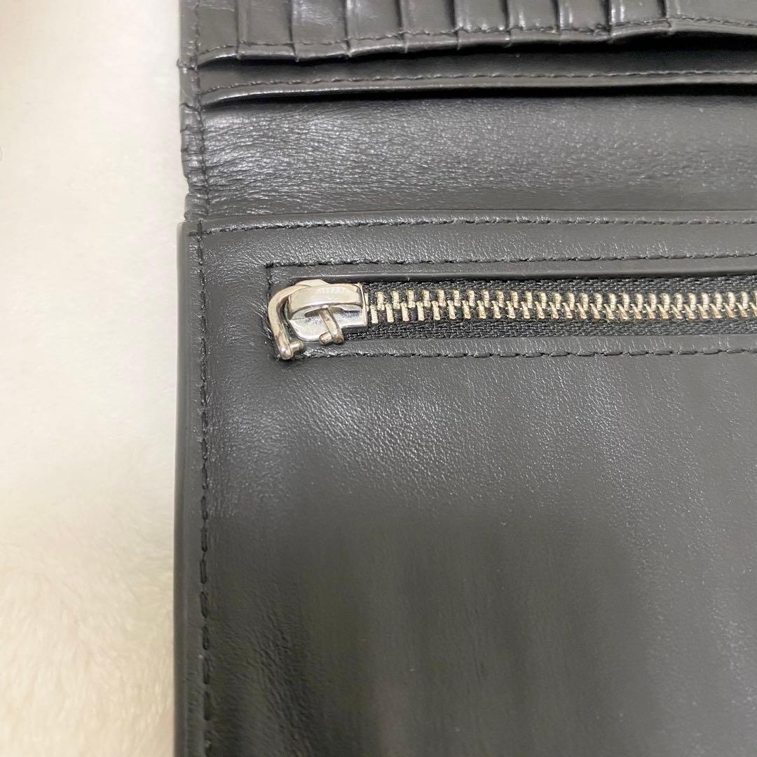 DIESEL ディーゼル 長財布 X08823 Dロゴ レザー　黒　オーバルD