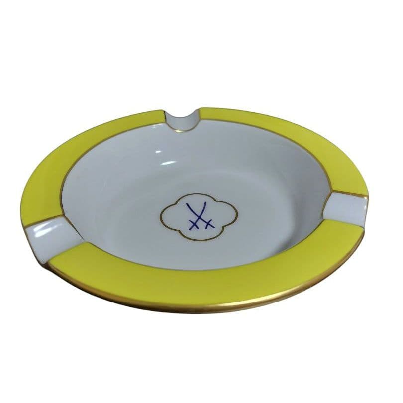 ★廃盤 未使用★ MEISSEN マイセン 双剣 アッシュトレイ 灰皿 小物入れ