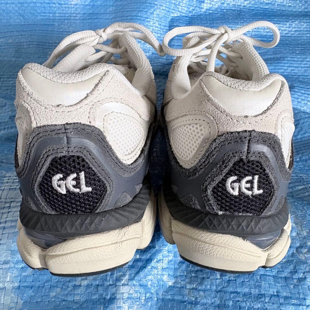 美品⬛︎asics⬛︎GELーNYC⬛︎WHITE/SMOKE GREY⬛︎27.5
