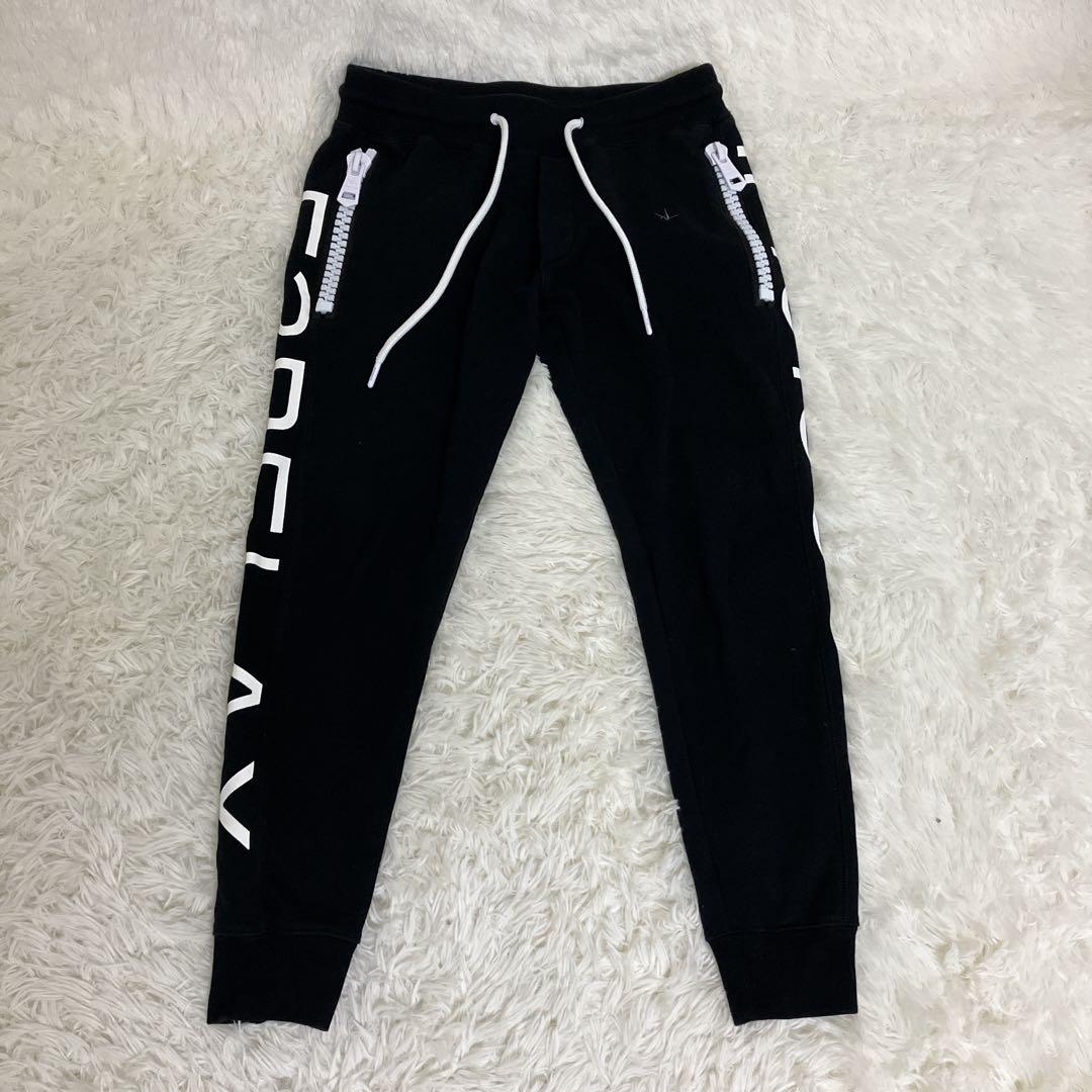 【美品】1PIU1UGUALE3 RELAX 黒　ロゴ　パーカー　セットアップ