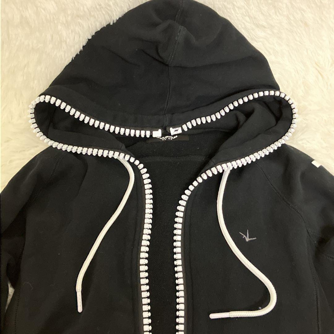 【美品】1PIU1UGUALE3 RELAX 黒　ロゴ　パーカー　セットアップ