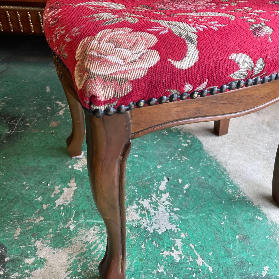 イタリア製　素敵な猫脚チェアー