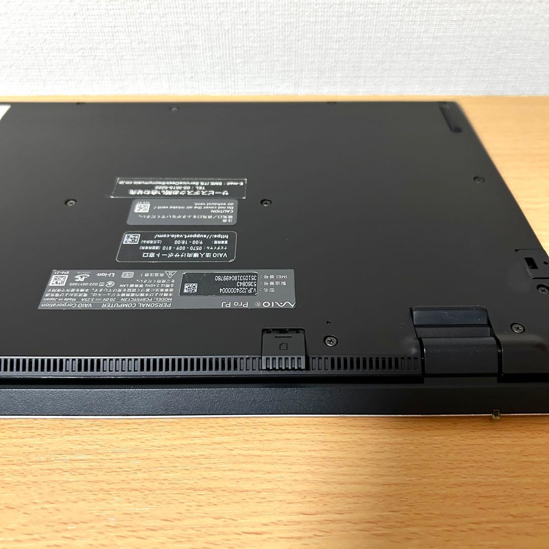美品 VAIO ProPJ VJPJ224 第12世代 16GB FHD i5
