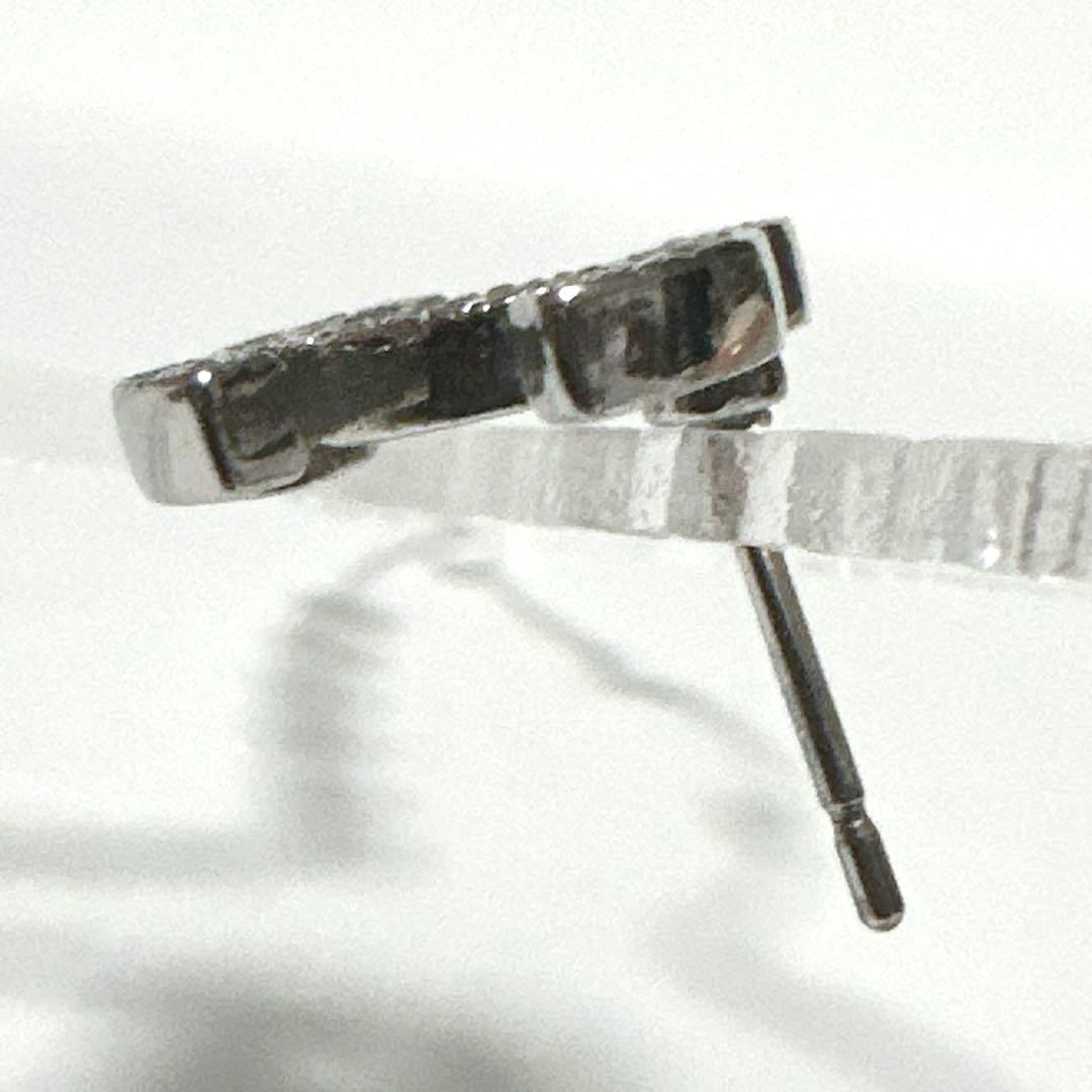 シャネル　CHANEL　ピアス　ココマーク　シルバー　メタル　ラインストーン