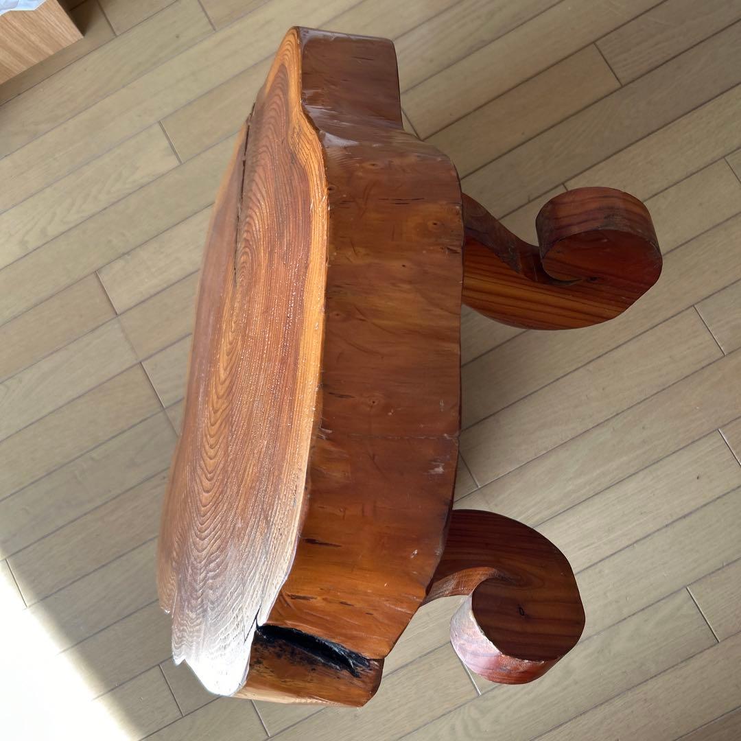 【大幅値下げ】丸太輪切り一枚板テーブル