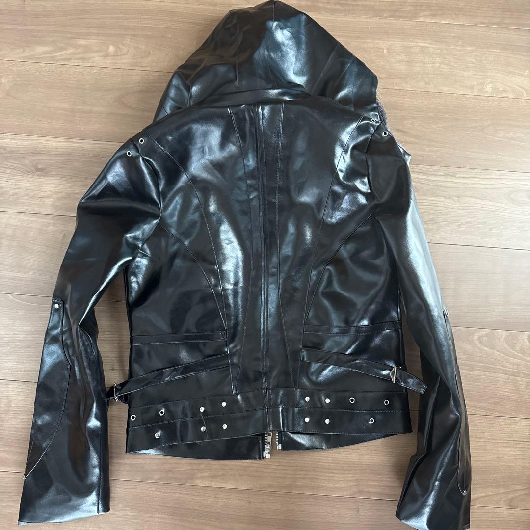 cozyWORLDWIDE ブラックジャケット ファー付き