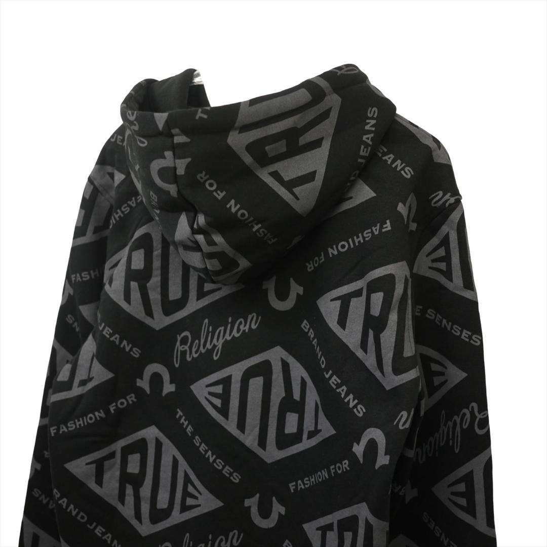 TRUE RELIGION トゥルーレリジョン フルジップ パーカー L 黒
