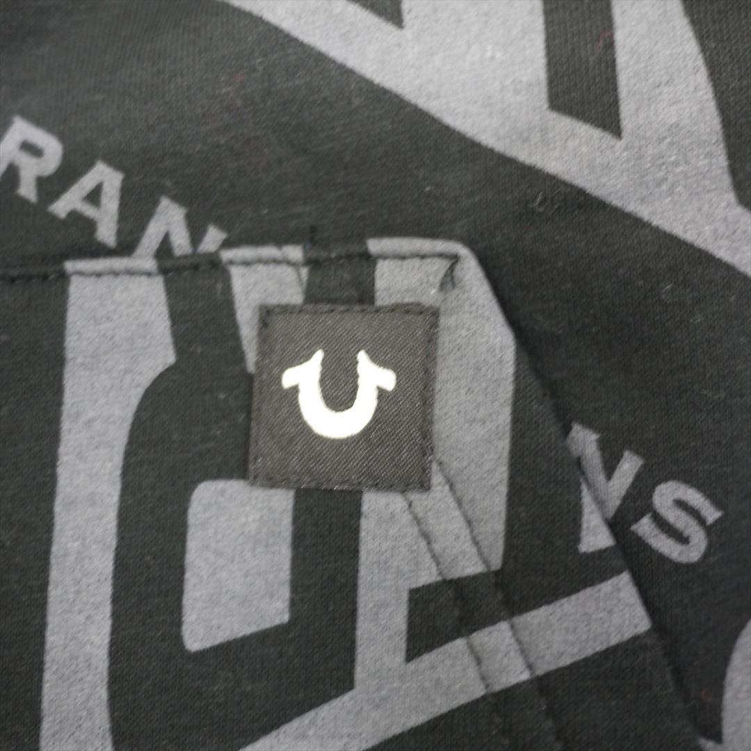 TRUE RELIGION トゥルーレリジョン フルジップ パーカー L 黒