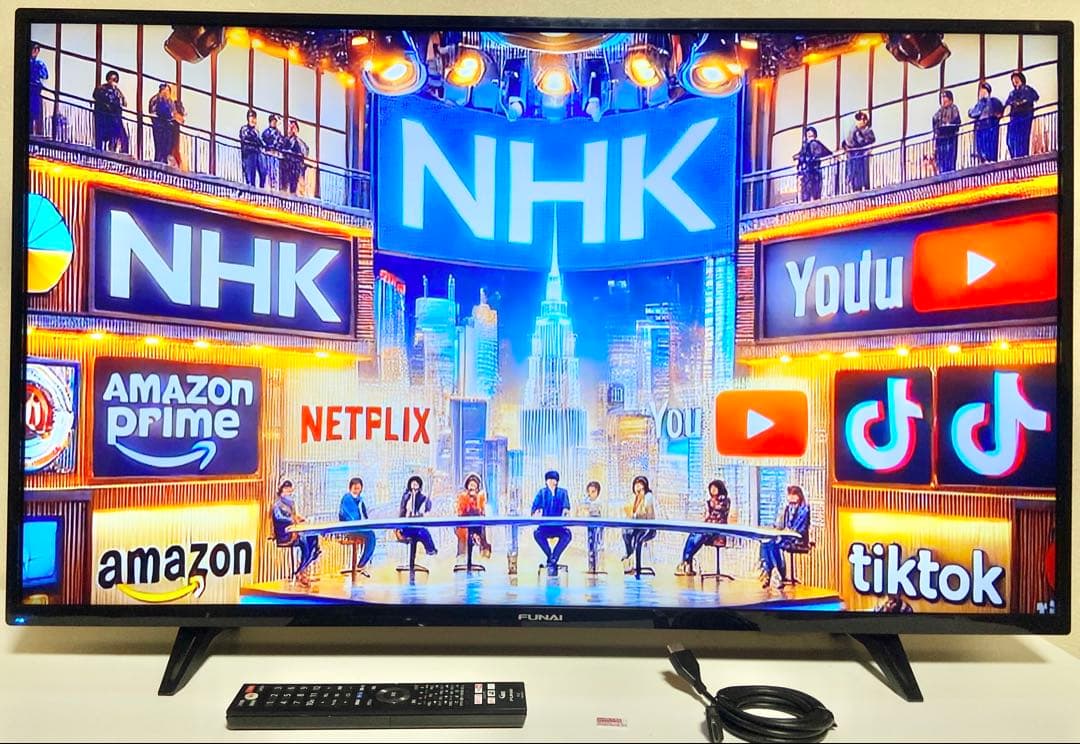 【今だけ特価】FUNAI 43V型（2023年製）｜動作良好・近隣無料配送