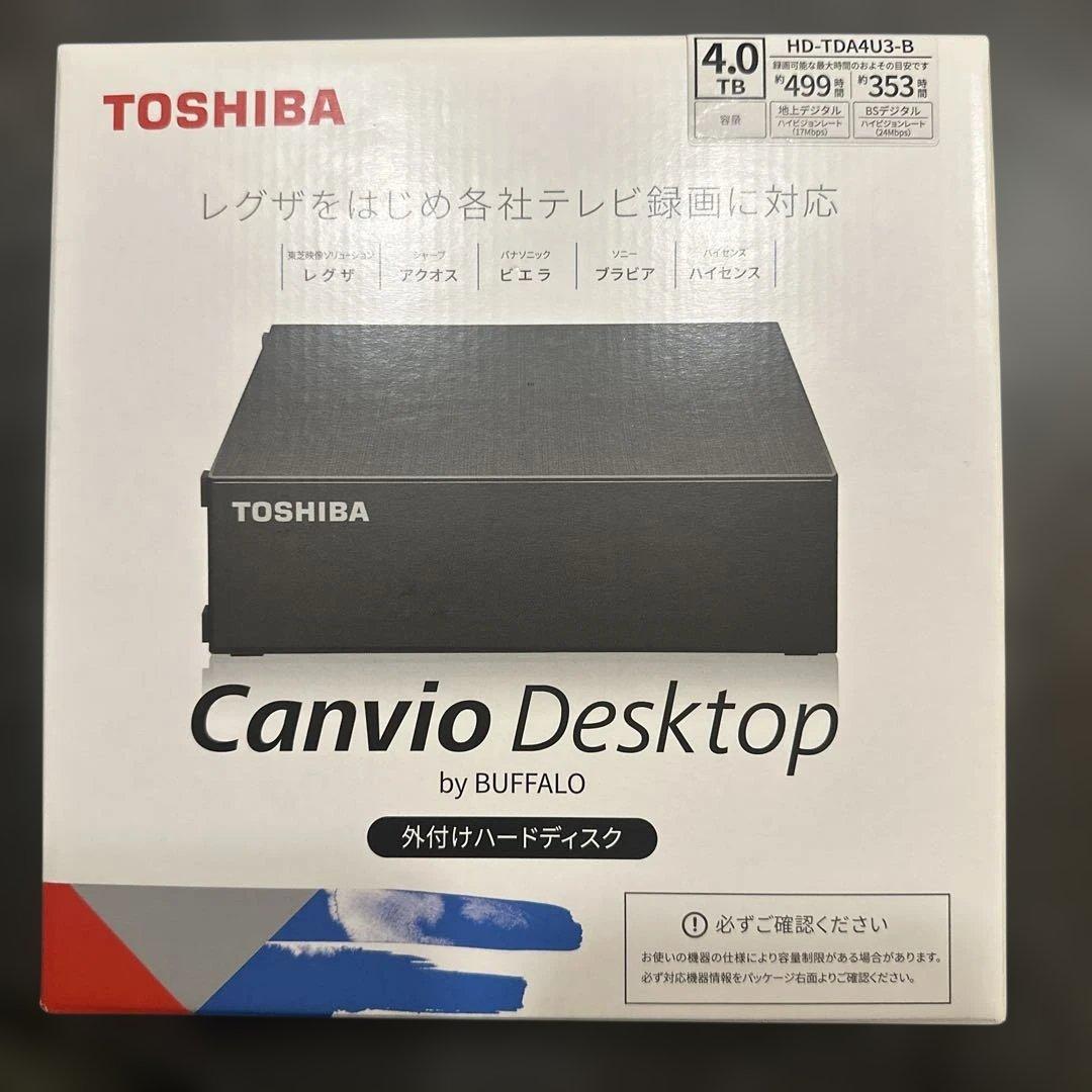 TOSHIBA Canvio Desktop 4.0TB 外付けハードディスク