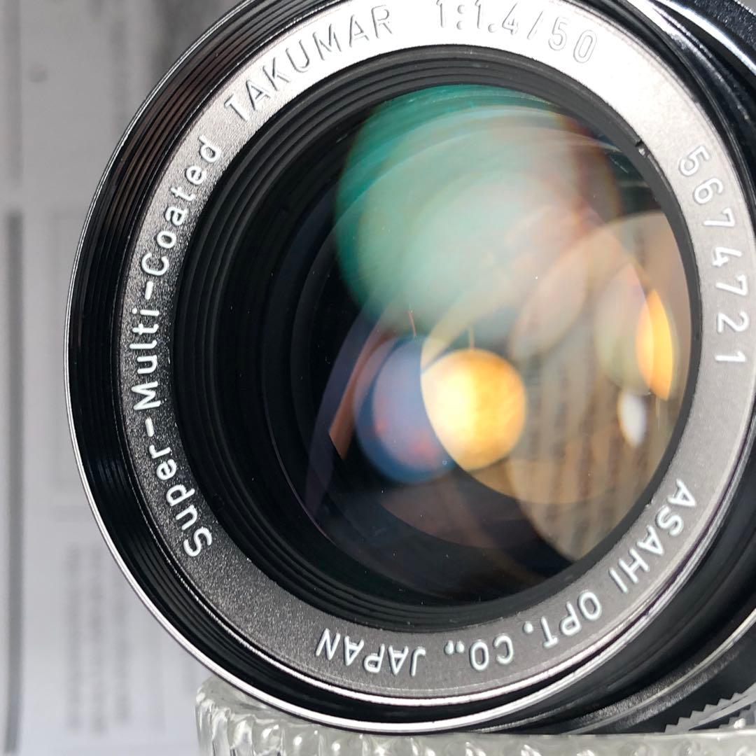 レンズ(単焦点) ASAHI PENTAX SMC TAKUMAR 50mm f1.4 m42