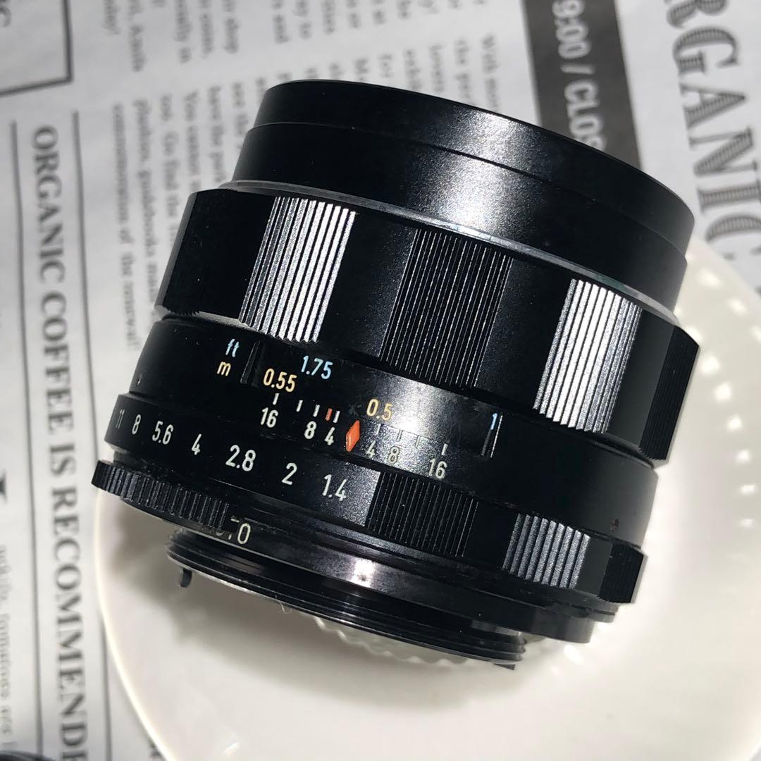 レンズ(単焦点) ASAHI PENTAX SMC TAKUMAR 50mm f1.4 m42