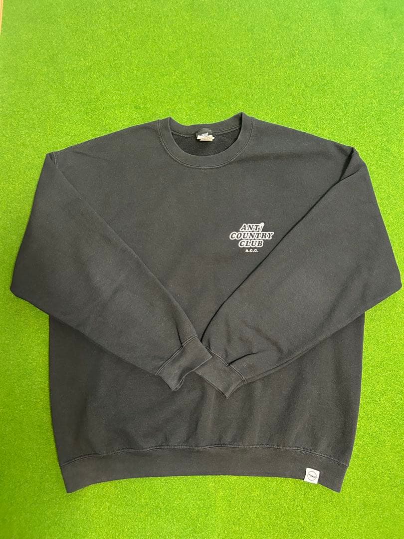 バート〈希少〉アンタイカントリークラブトウキョウ　スウェット　ブラックXL