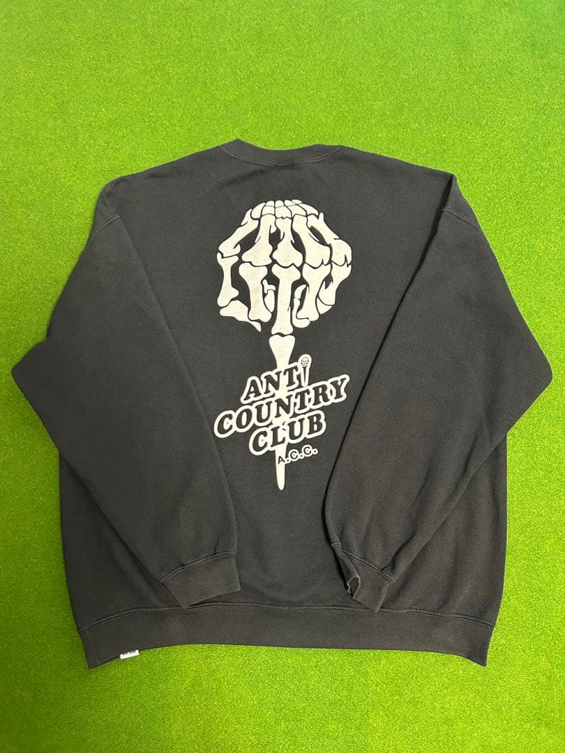 バート〈希少〉アンタイカントリークラブトウキョウ　スウェット　ブラックXL