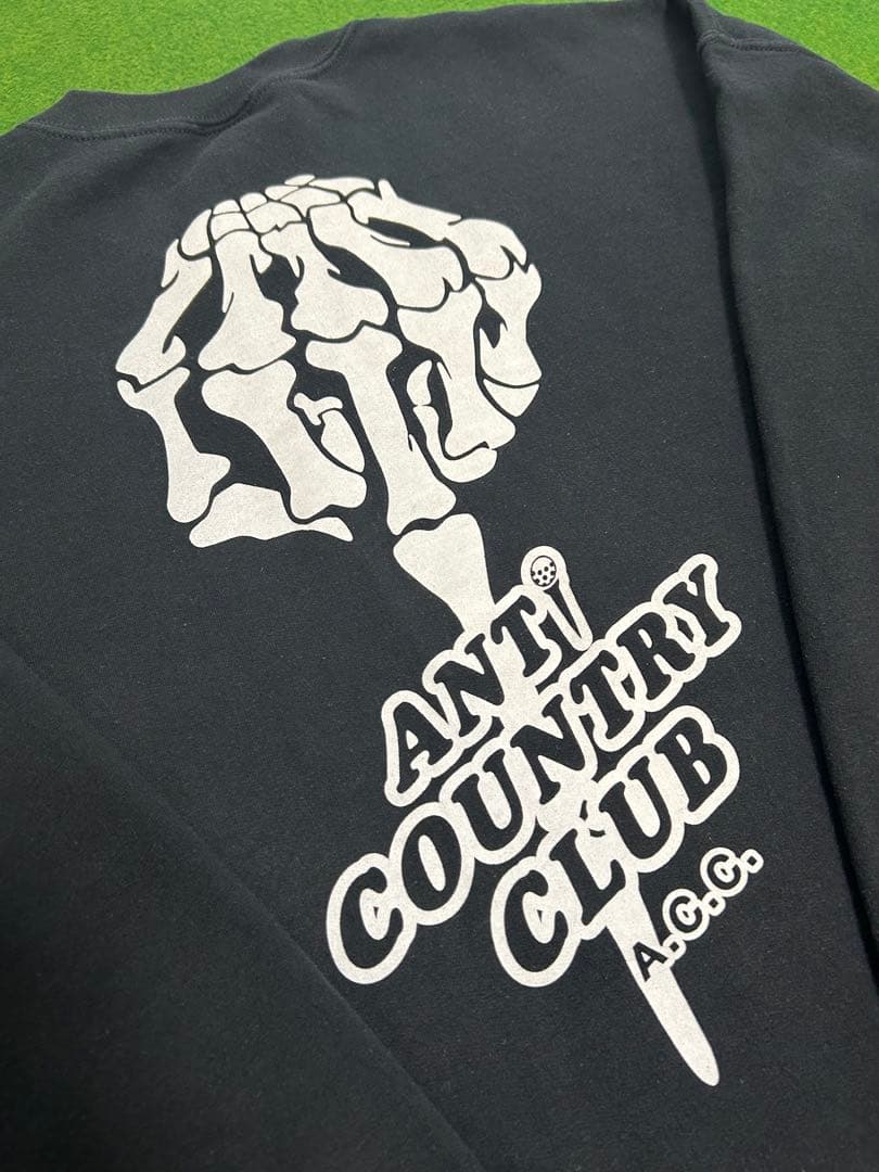 バート〈希少〉アンタイカントリークラブトウキョウ　スウェット　ブラックXL