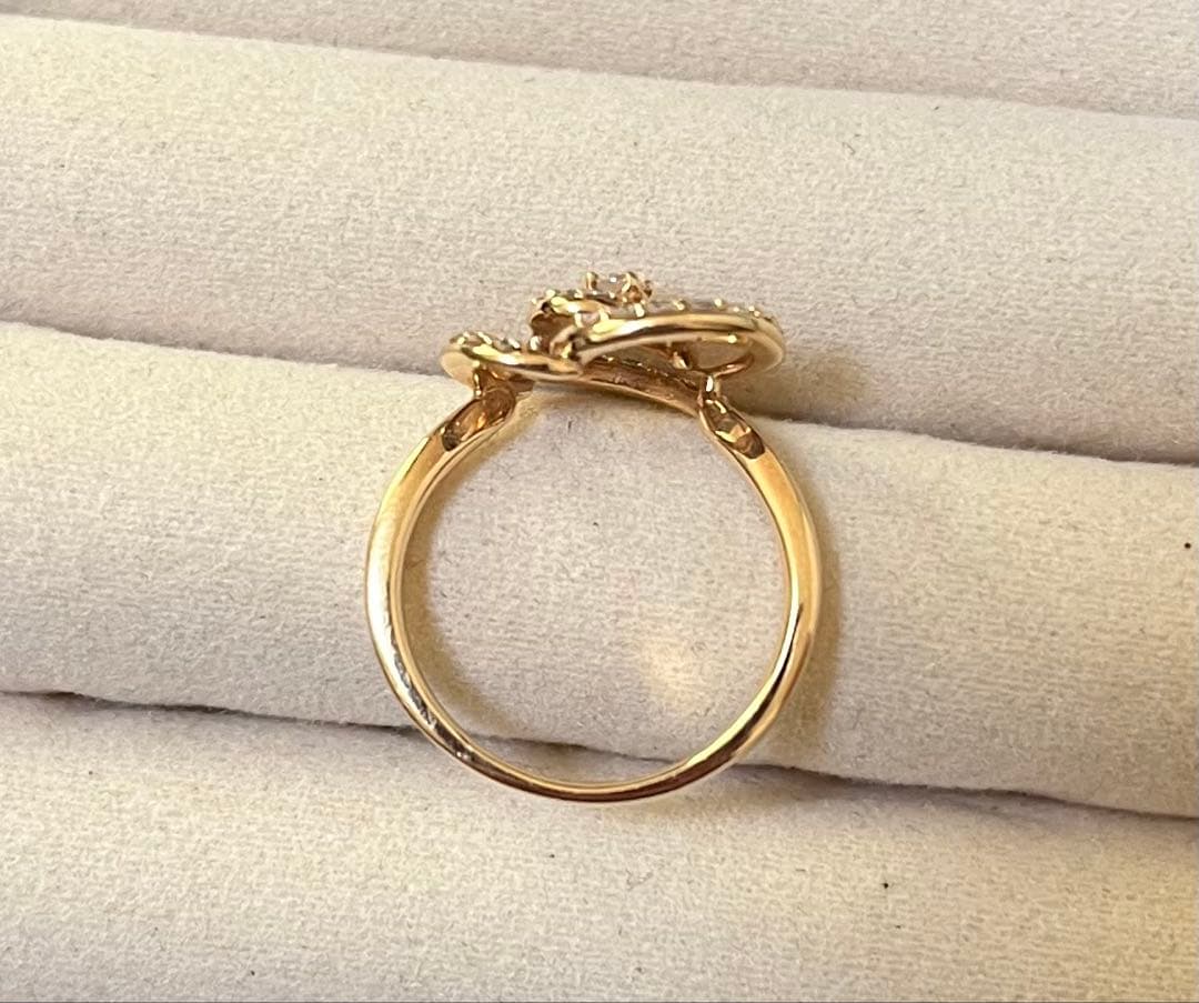 ヴァンドーム青山　ダイヤモンド クリスティーヌ リング 10号 k18