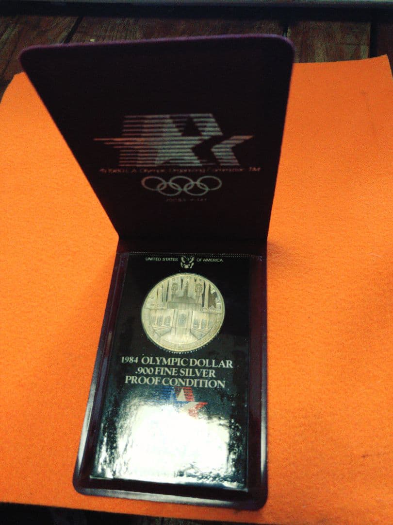1984 ロスアンゼルス公式オリンピック銀貨