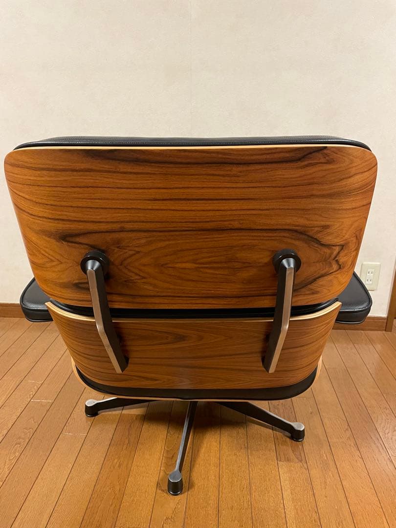 ②美品　イームズ　ウォールナット　ラウンジチェア　オットマン　EAMES