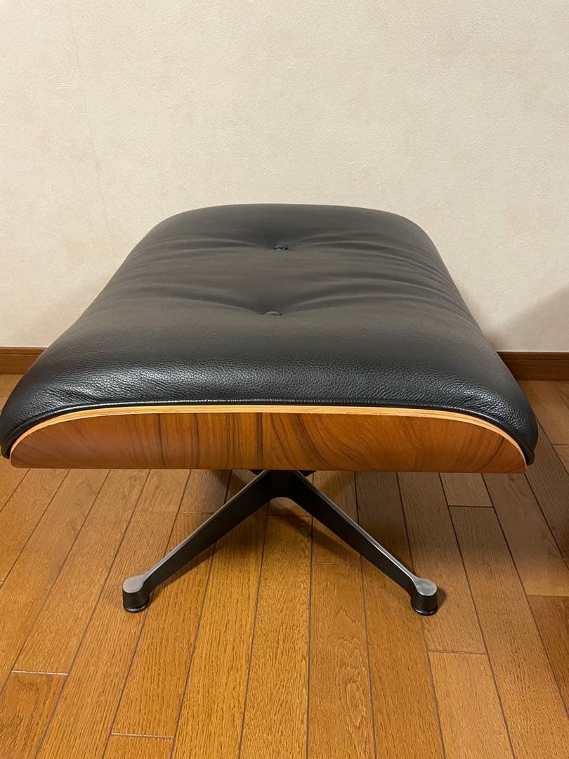 ②美品　イームズ　ウォールナット　ラウンジチェア　オットマン　EAMES