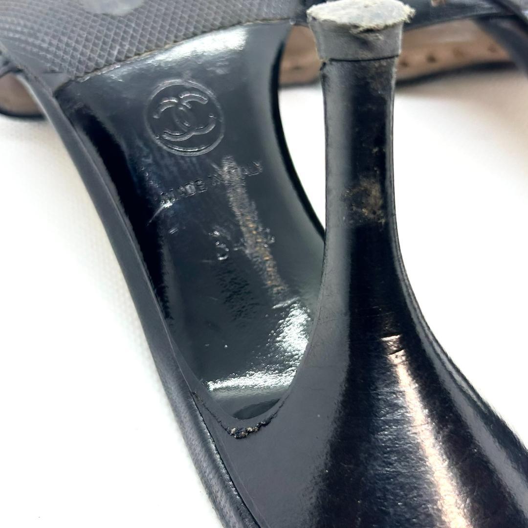 CHANEL（シャネル） ココマーク レザー ミュール サンダル イタリア