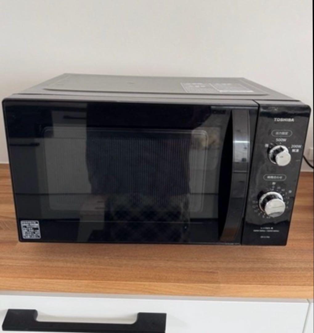 TOSHIBA ER-S17E6 2022年製 電子レンジ 黒