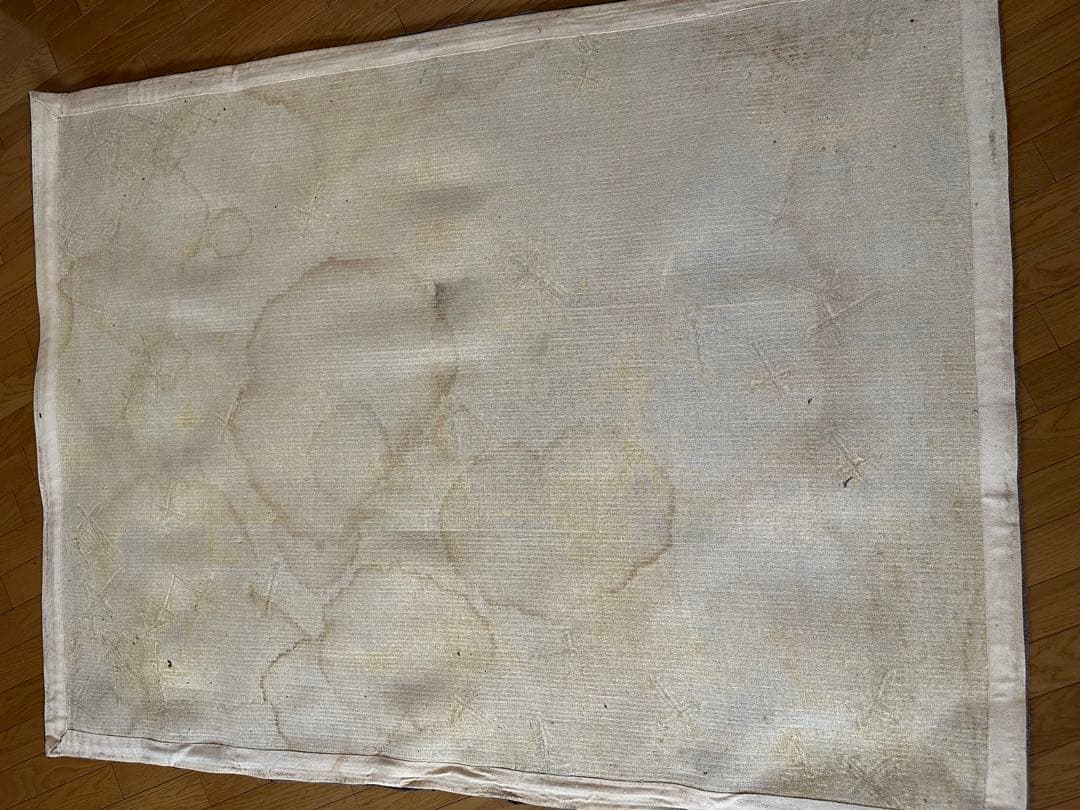 希少！アンダーカバー魔女期　グレー クロス模様 ラグ