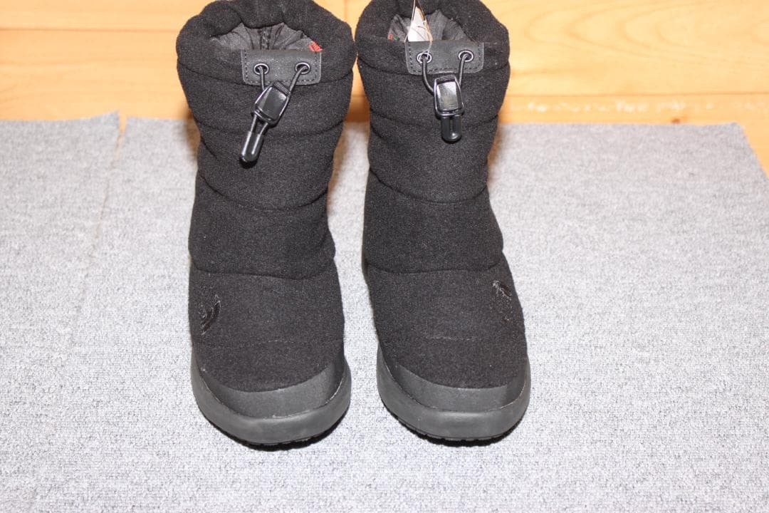 22cm 黒ノースフェイスヌプシブーティWP 防寒ブーツ NFW52272