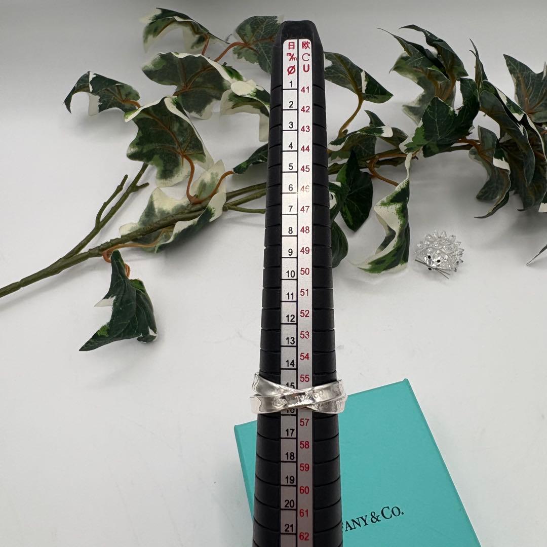 【新品仕上げ済み】ティファニー　ダブルインターロッキング サークル リング