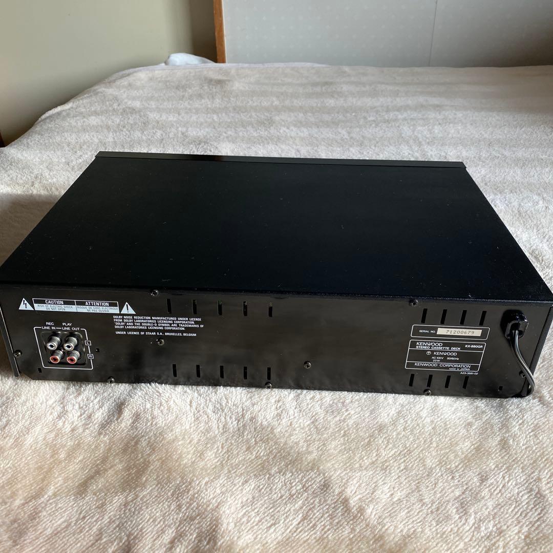 KENWOOD ステレオカセットデッキ KX-880GR