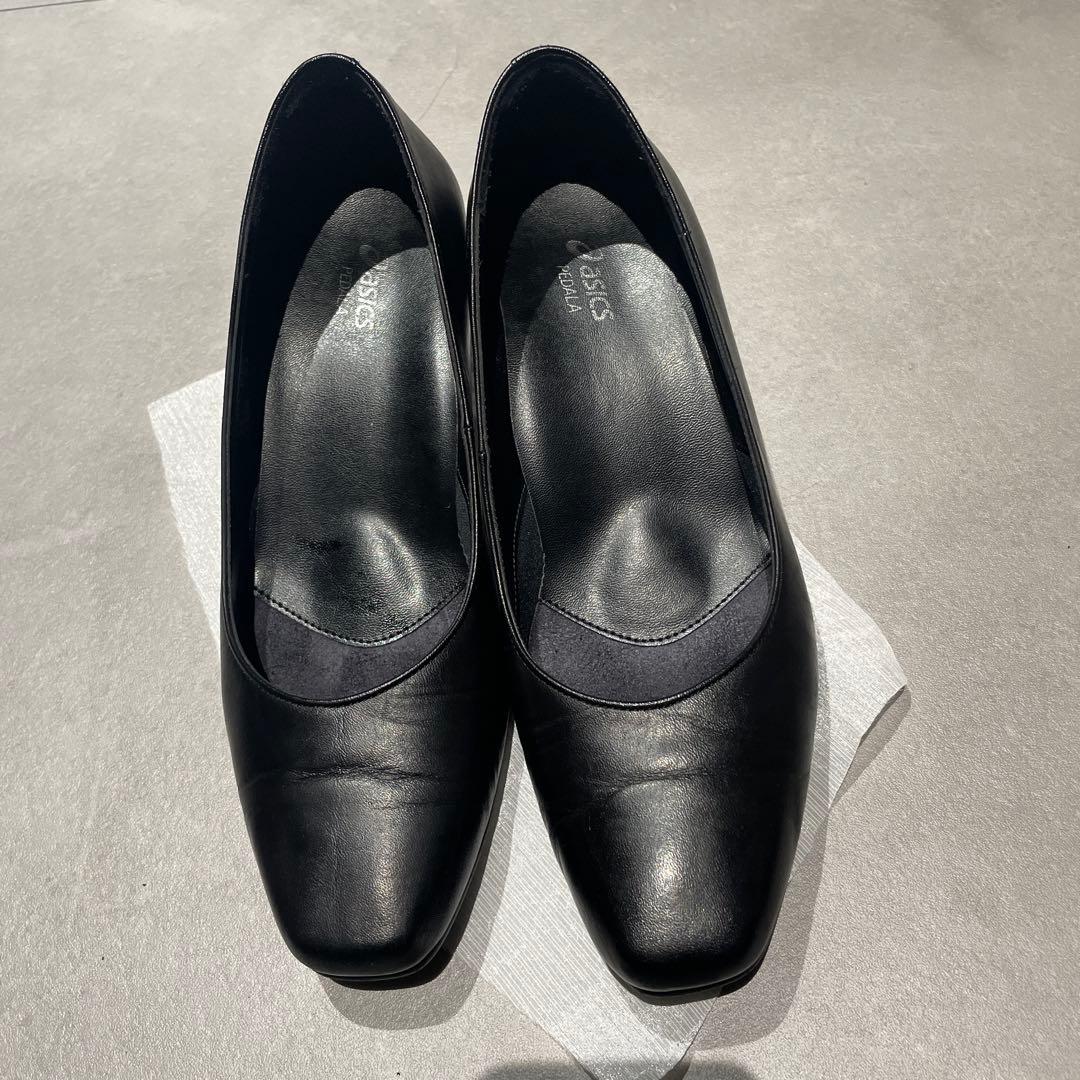 ぺダラ レディース 3E 5.0cmヒール 24cm アシックスウォーキング