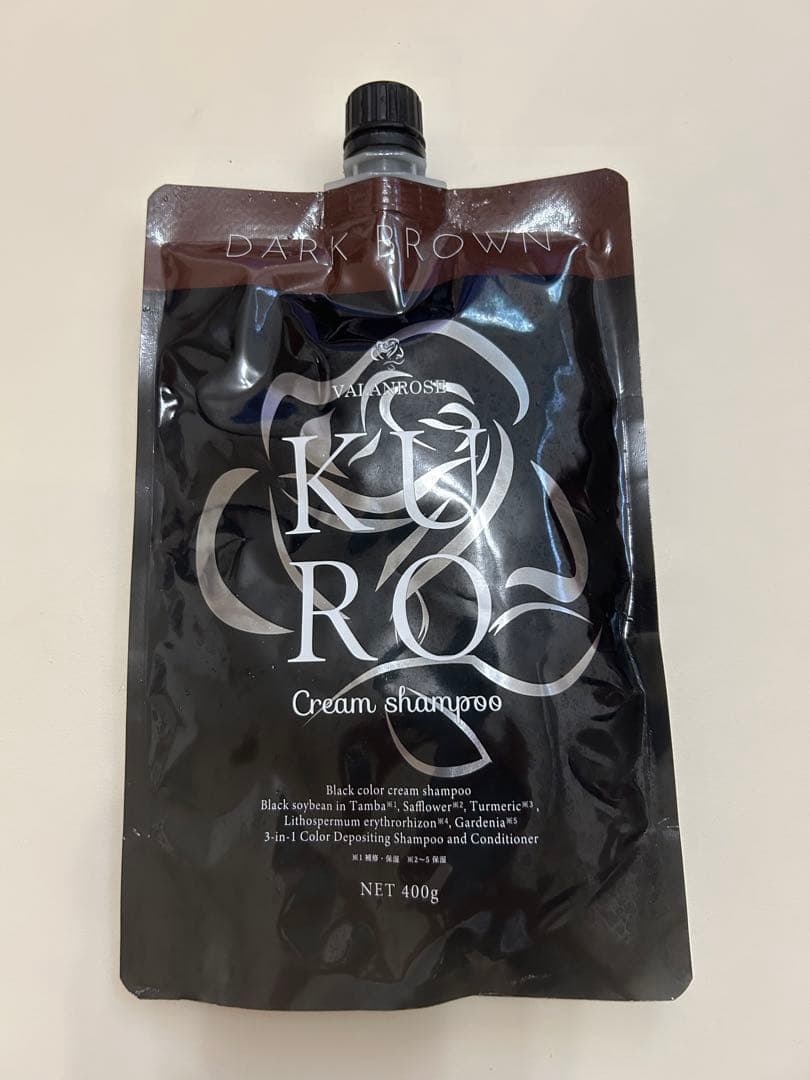 【新品3本＋1本】バランローズ KURO ダークブラウン シャンプー