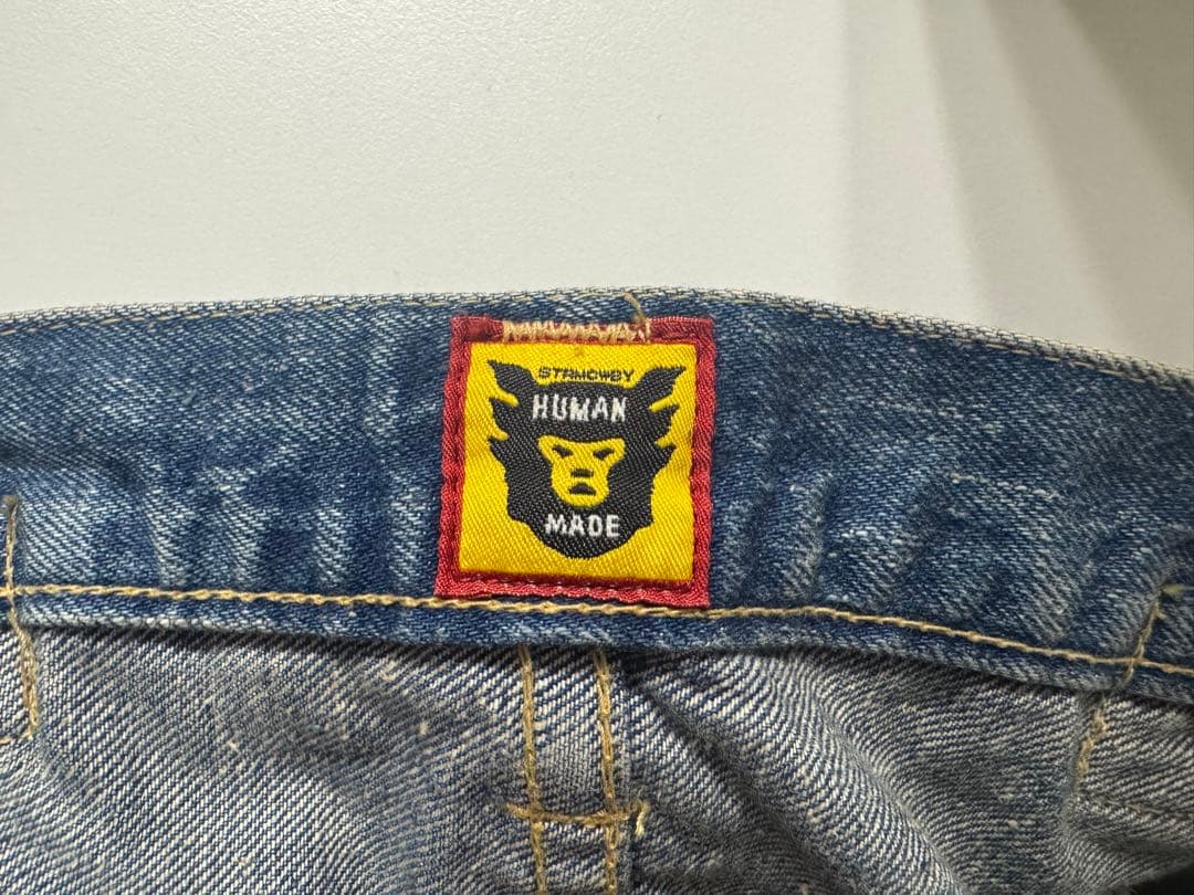 HUMAN MADE ストレートデニムパンツ インディゴ 30インチ