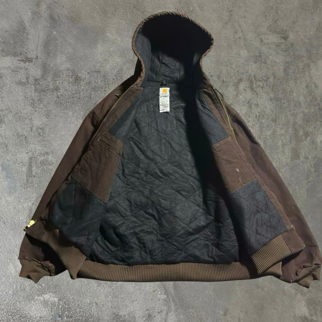 【希少】carhartt アクティブジャケット J130 DKB 雰囲気抜群