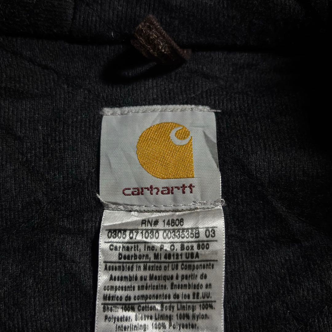 【希少】carhartt アクティブジャケット J130 DKB 雰囲気抜群