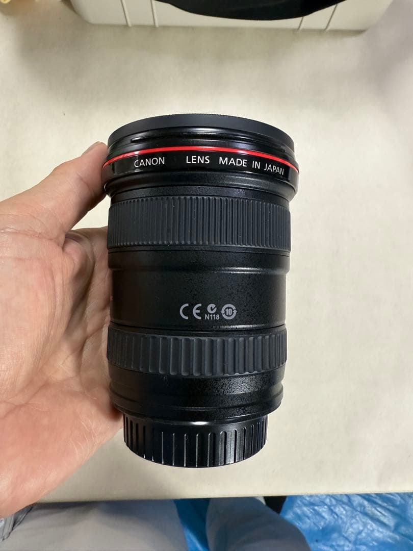 CanonZOOM EF 17-40mm F4 L USM 保護フィルター付