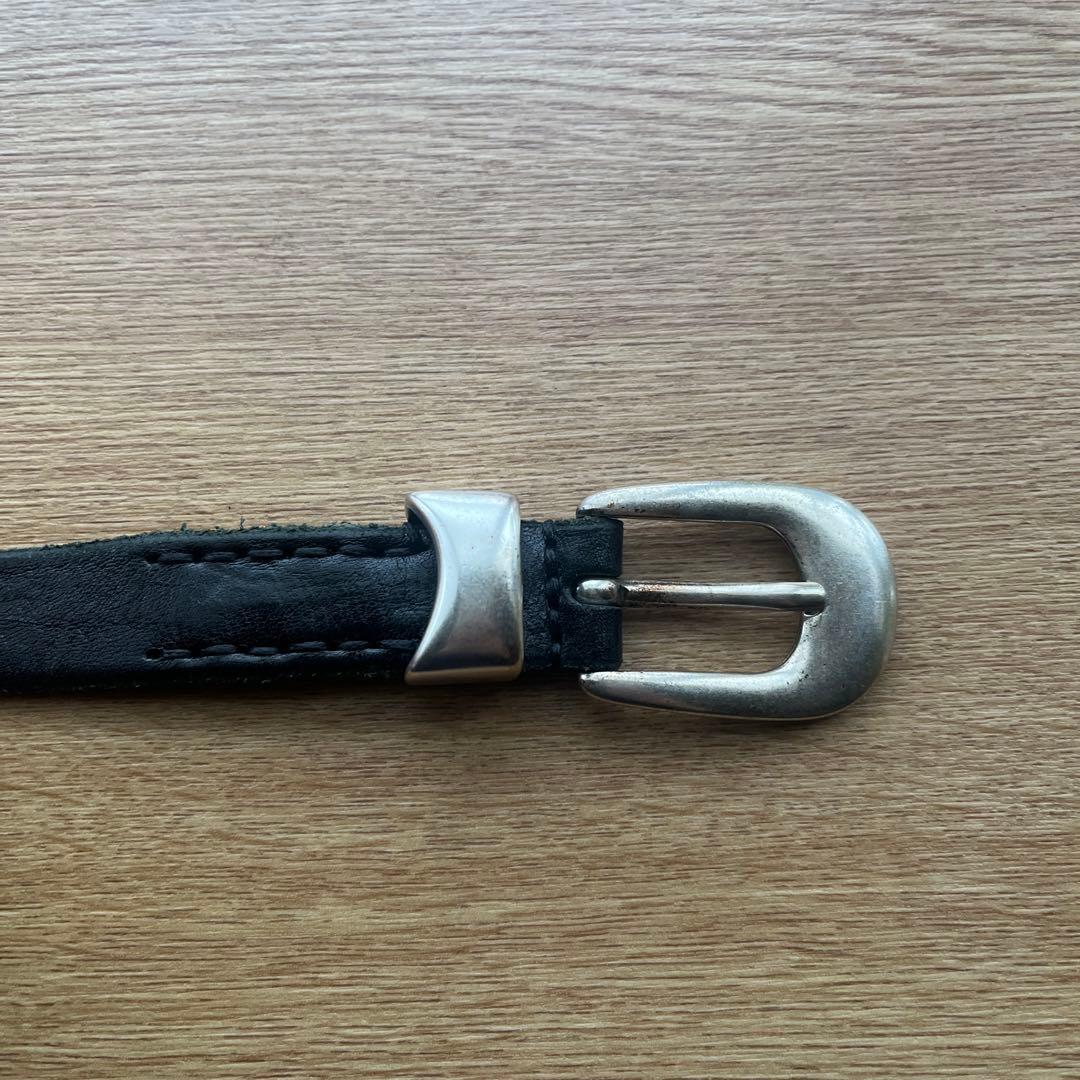 our legacy 2cm Belt(ブラック) 70サイズ ベルト