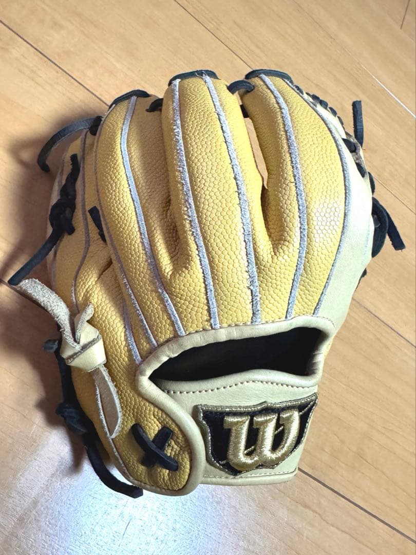 グローブ 少年軟式 ウィルソン Jr. 内野手用 右投用 6J型　有名店型付け