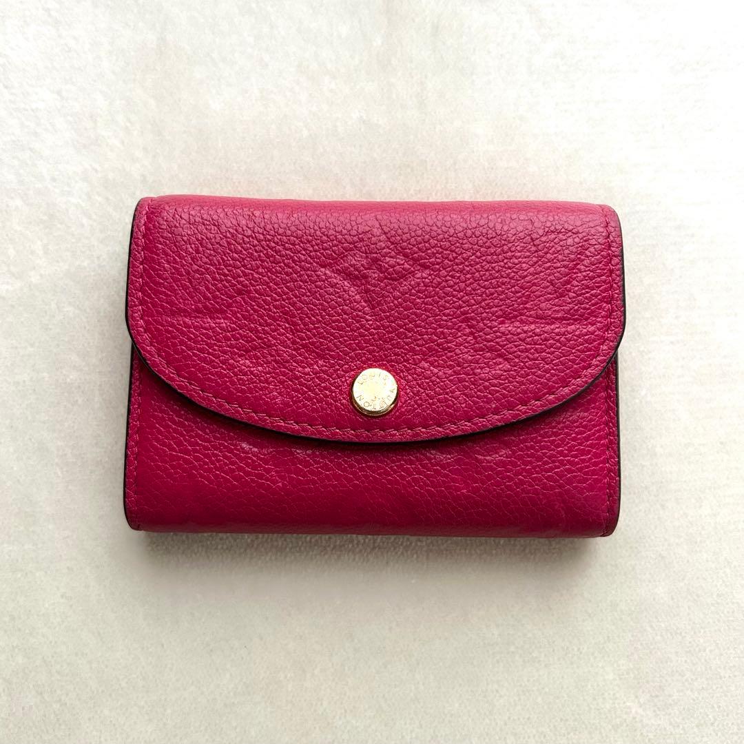 LOUIS VUITTON ルイヴィトン 二つ折り財布 アンプラント ミニ財布