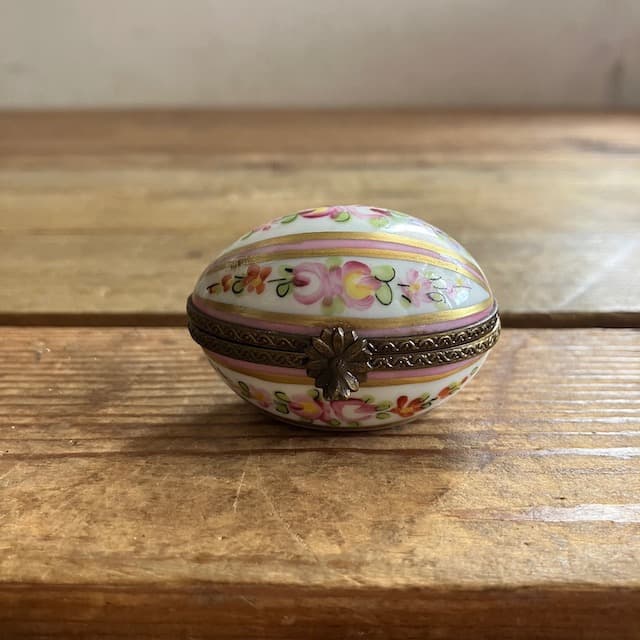 リモージュボックス ハンドペイント フランス製 アンティーク Limoges