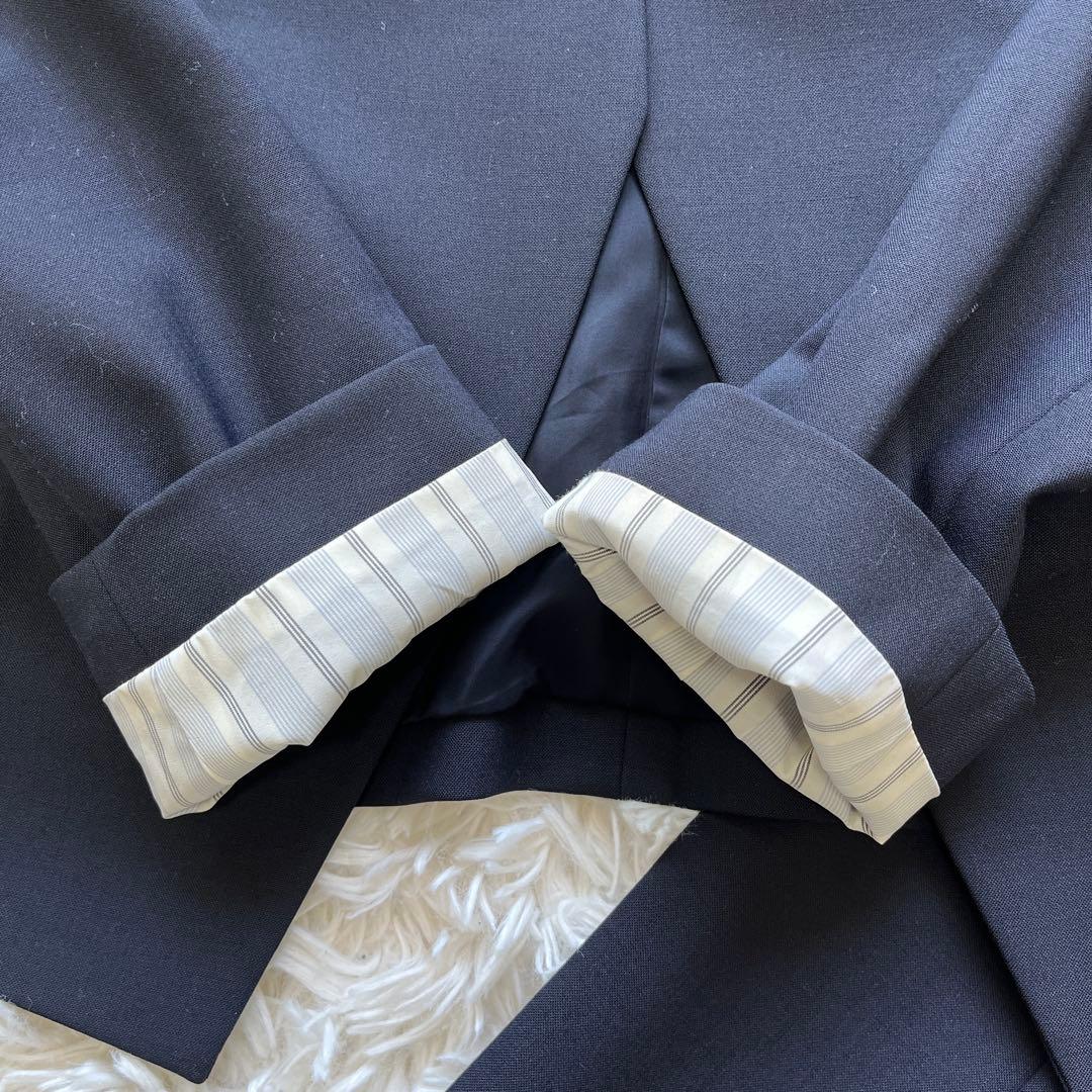 美品　セオリーtheory カラーレスJK　セットアップ　パンツスーツ L