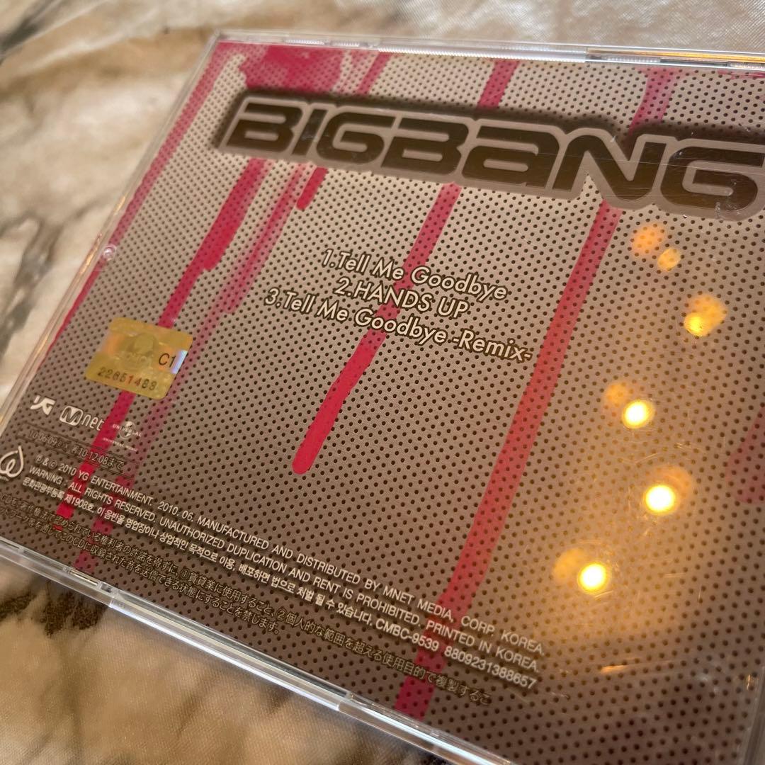 BIGBANG Tell Me Goodbye 直筆サイン入り　希少