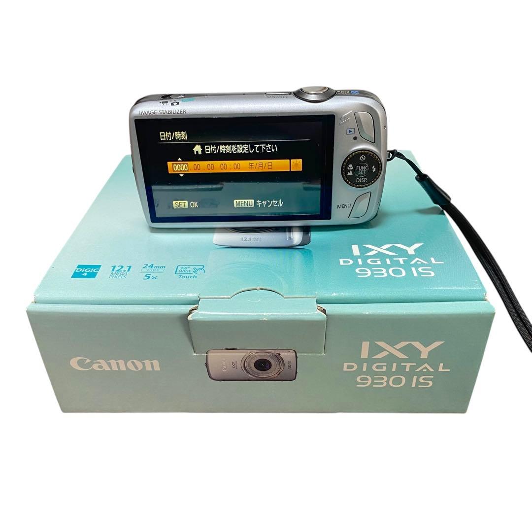 完品&美品Canon コンパクトデジタルカメラIXY930IS シルバー充電器付