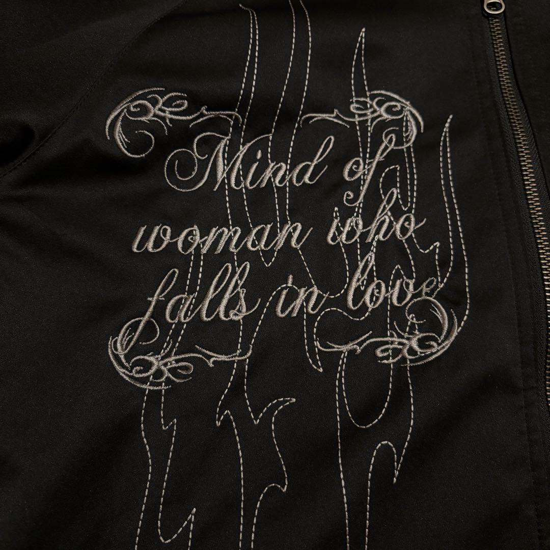 ワンピース 総刺繍スカジャン リバーシブル Lサイズ