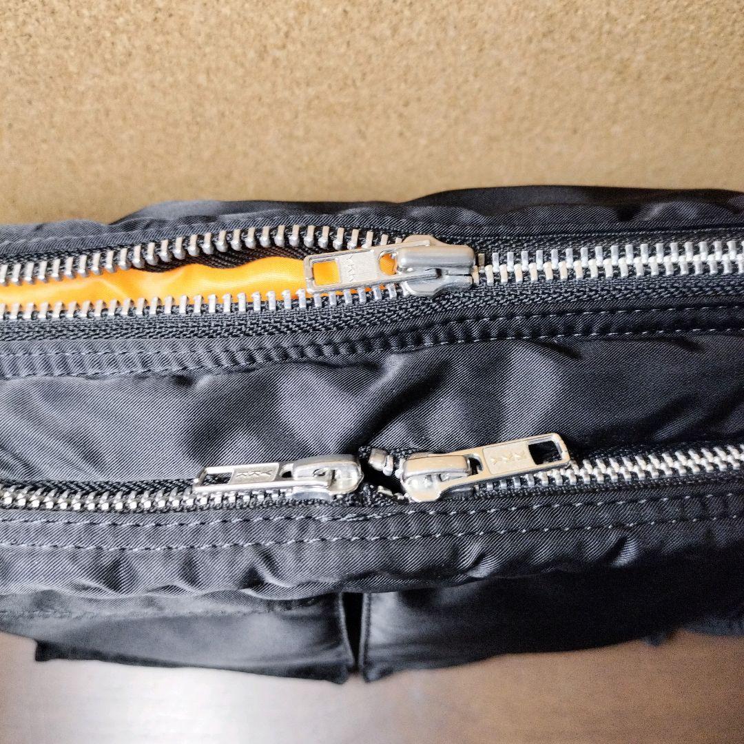 美品 PORTER ショルダーバッグ タンカー ブラック 2層式 Lサイズ