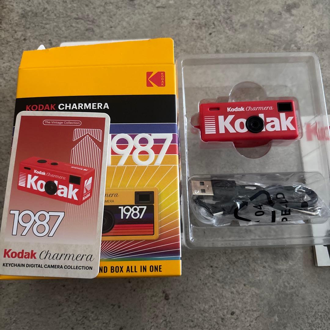 Kodak Charmera キーチェーンデジタルカメラ　レッド　新品