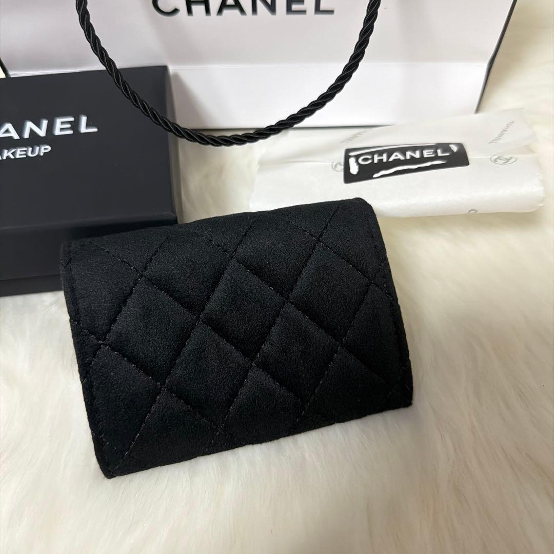 CHANEL ブラック キルティング 財布