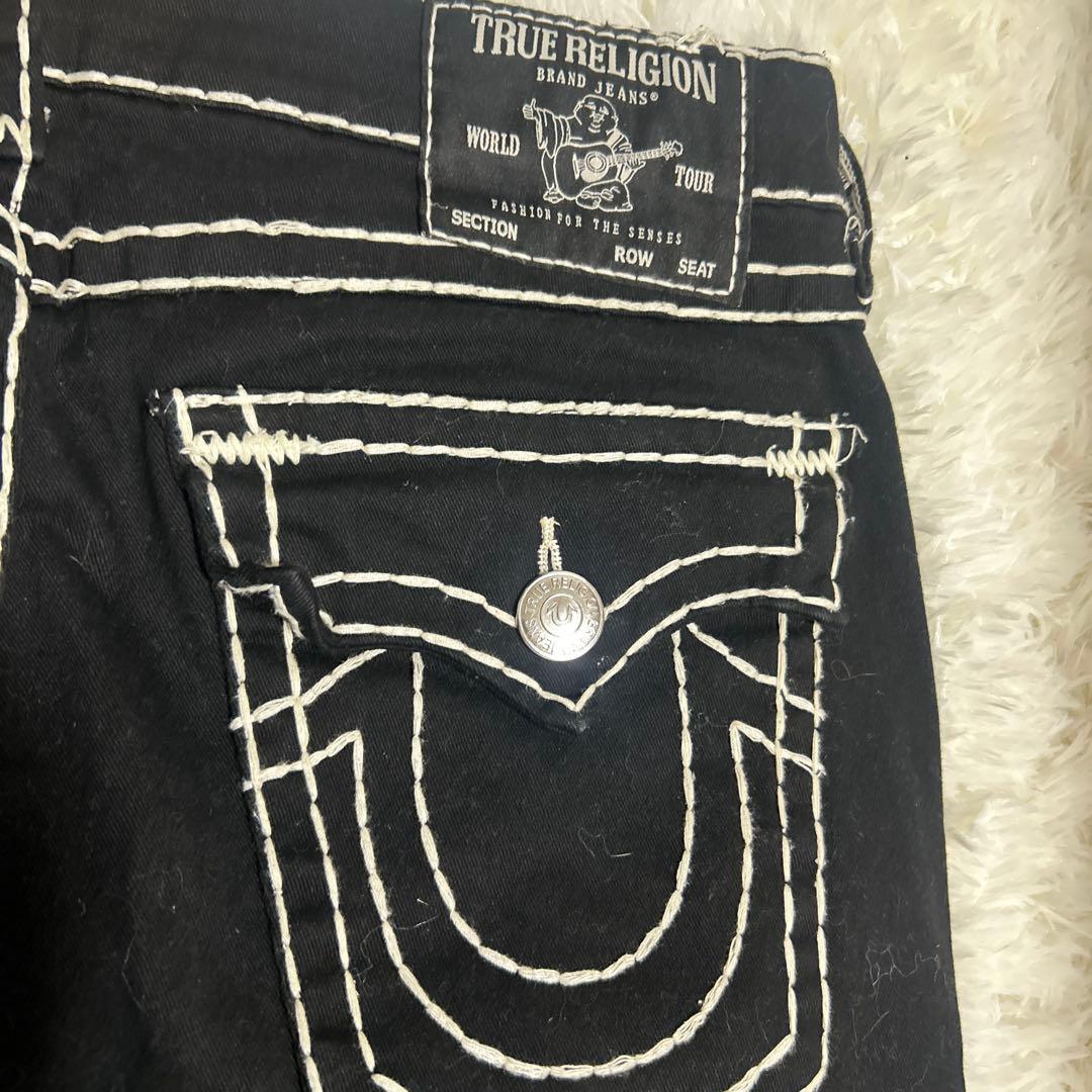 TRUE RELIGION ブラックデニム34