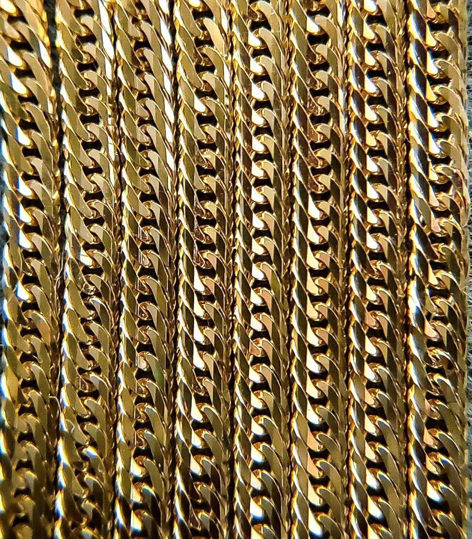 【18金12面トリプル 約7,0g❗】喜平ネックレス46cm✴新品✴証明書付