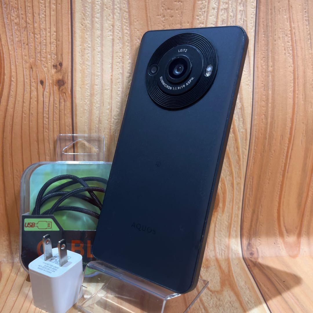 SIMフリー 本体 AQUOS R8 Pro 256 GB 296 ブラック