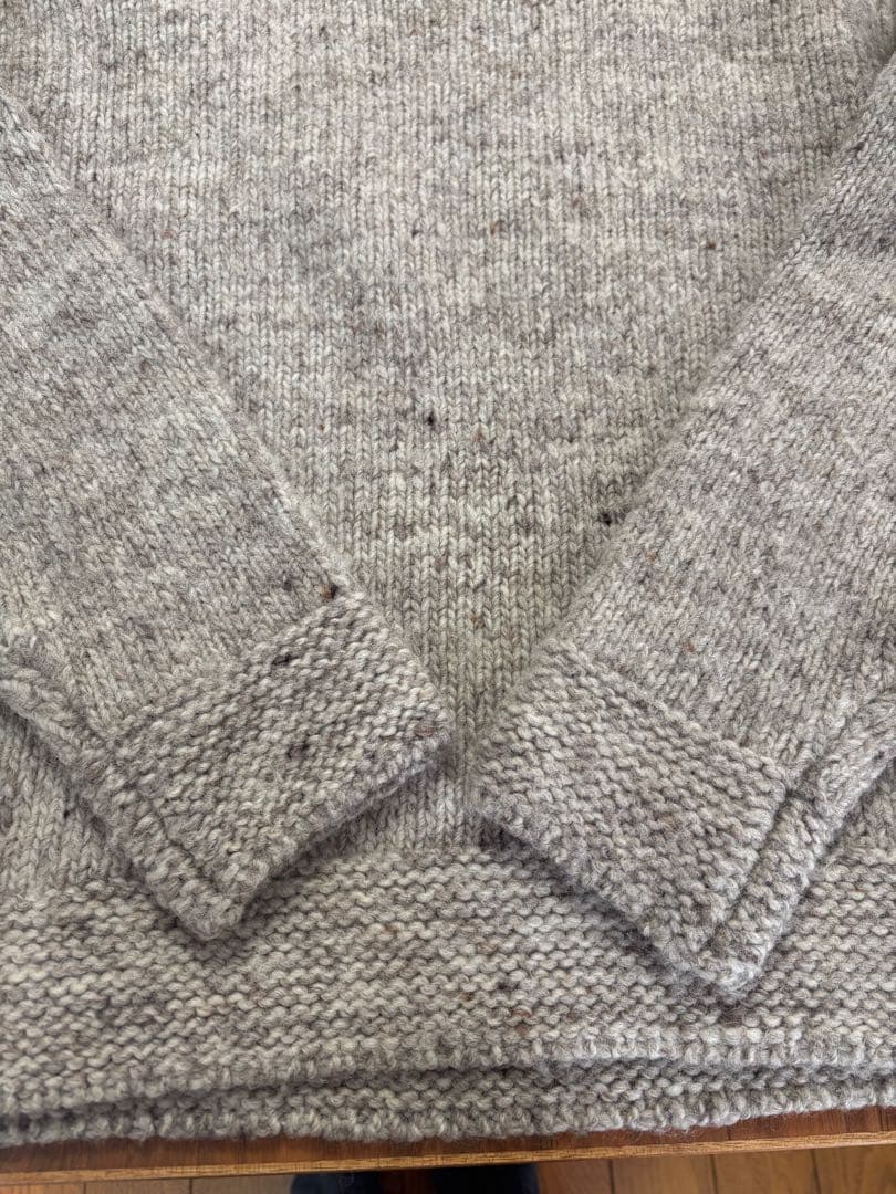 美品◇ICHI Antiques◇ボトルネックオーバーニット◇グレー